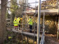 Work in progress, winter 2018 (Image: Historic England) Work in progress, winter 2018 (Image: Historic England)